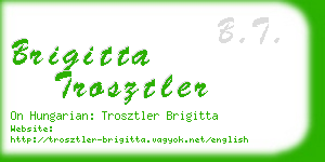 brigitta trosztler business card